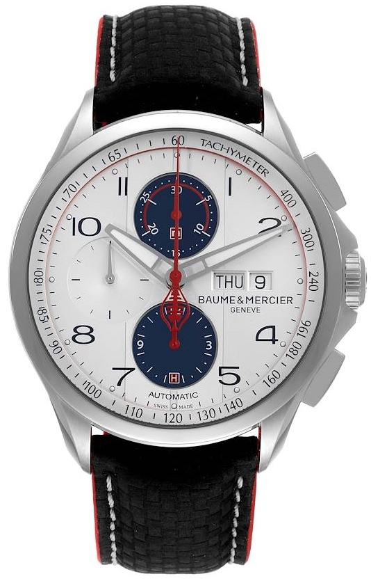 Baume & Mercier Herrklocka M0A10342 Clifton Vit/Läder Ø44 mm - Baume & Mercier