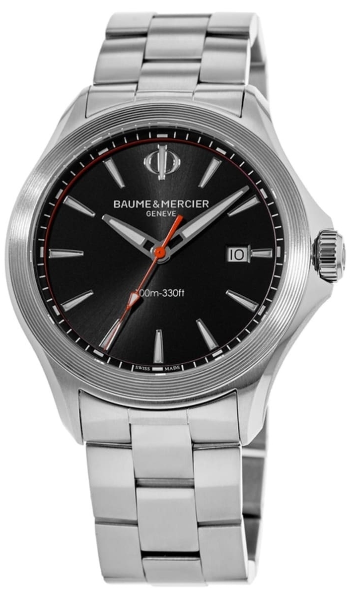 Baume & Mercier Herrklocka M0A10412 Clifton Svart/Stål Ø42 mm - Baume & Mercier