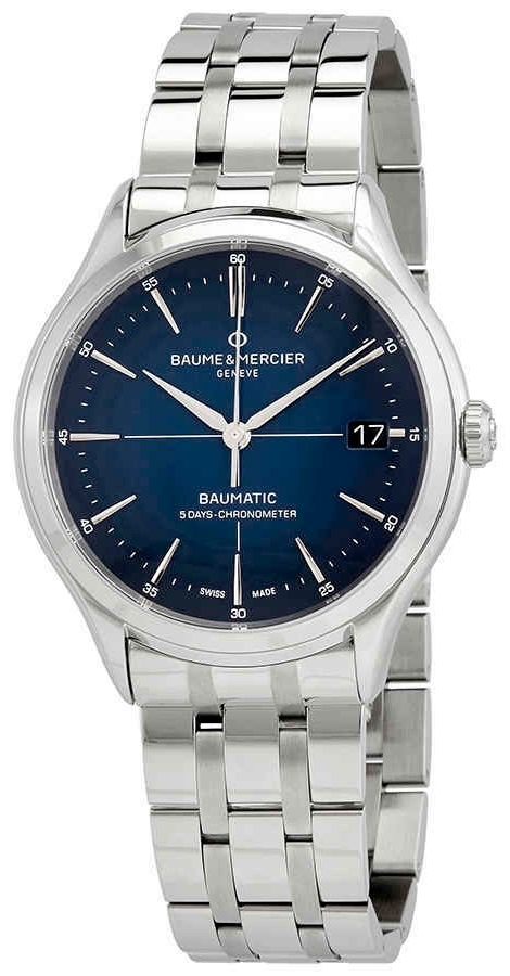 Baume & Mercier Herrklocka M0A10468 Clifton Blå/Stål Ø40 mm - Baume & Mercier