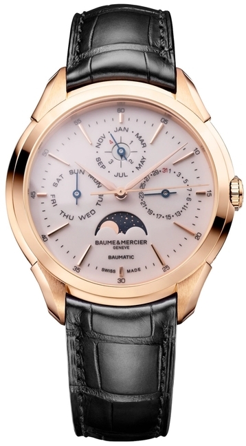 Baume & Mercier Herrklocka M0A10470 Clifton Vit/Läder Ø42 mm - Baume & Mercier