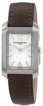 Baume & Mercier Damklocka M0A10471 Hampton Silverfärgad/Läder - Baume & Mercier