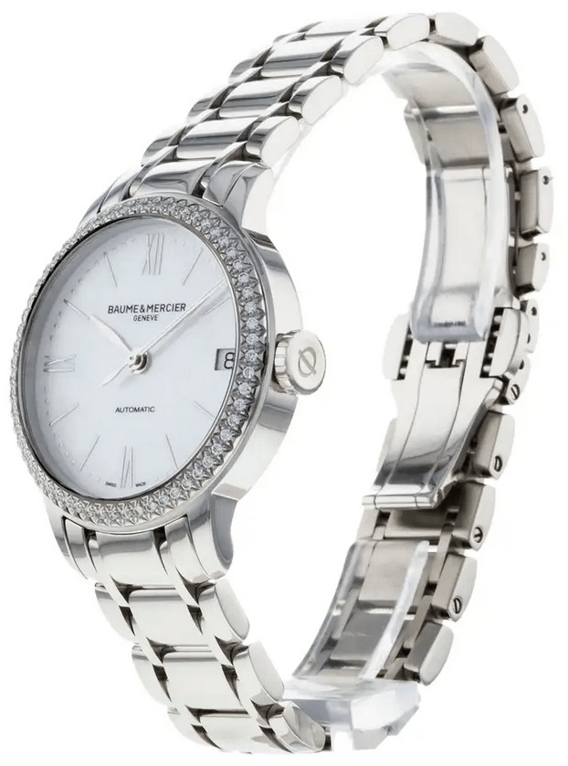 Baume & Mercier Damklocka M0A10479 Classima Vit/Stål Ø31 mm - Baume & Mercier