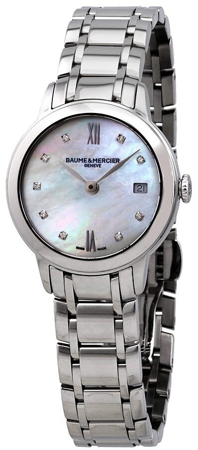 Baume & Mercier Damklocka M0A10490 Classima Vit/Stål Ø27 mm - Baume & Mercier