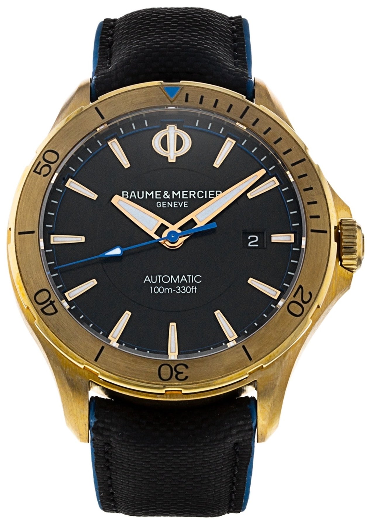 Baume & Mercier Herrklocka M0A10500 Clifton Svart/Läder Ø42 mm