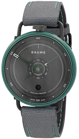 Baume & Mercier Herrklocka M0A10590 Ocean Grå/Läder Ø42 mm - Baume & Mercier