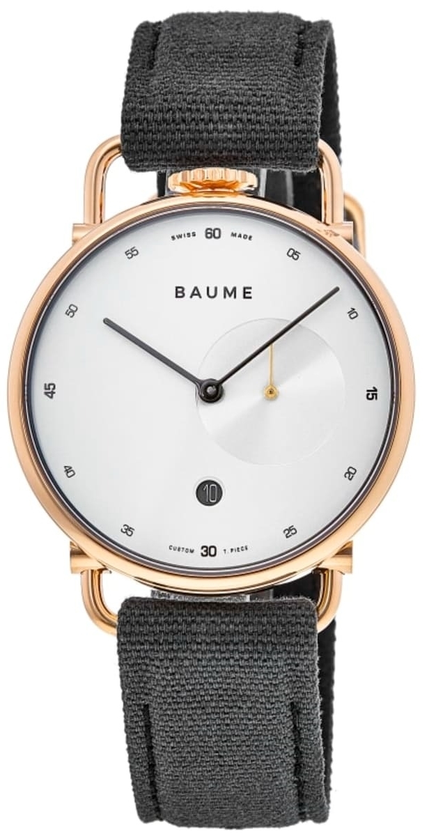 Baume & Mercier Herrklocka M0A10600 Eco-Friendly Vit/Läder Ø41 - Baume & Mercier