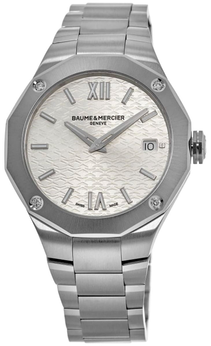 Baume & Mercier Damklocka M0A10614 Riviera Silverfärgad/Stål - Baume & Mercier
