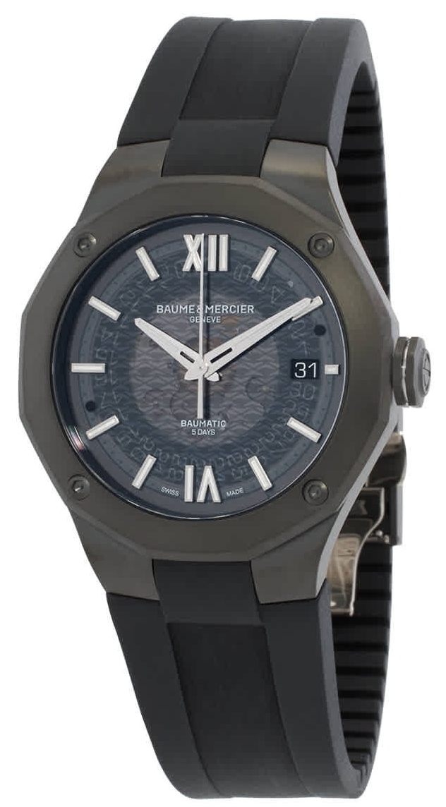 Baume & Mercier Herrklocka M0A10617 Riviera Skelettskuren/Gummi - Baume & Mercier