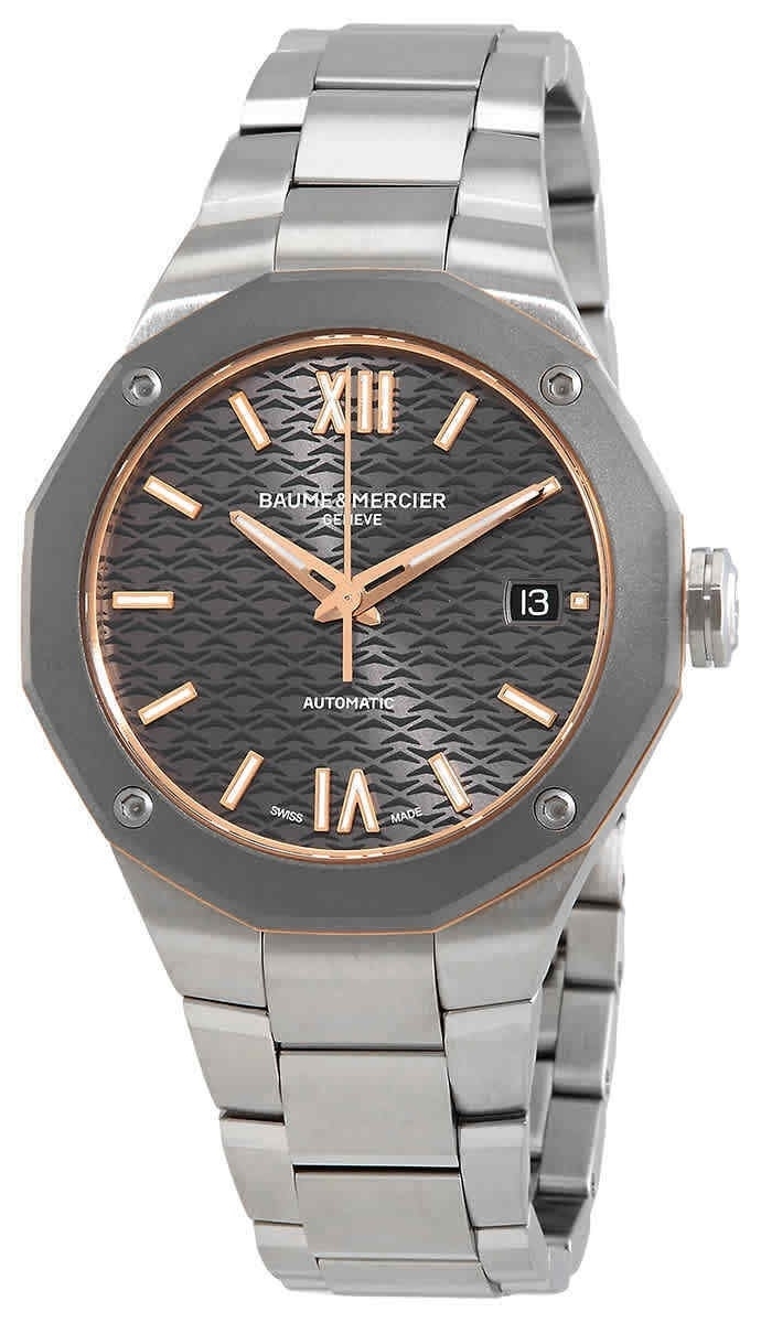 Baume & Mercier Herrklocka M0A10661 Riviera Grå/Stål Ø36 mm - Baume & Mercier