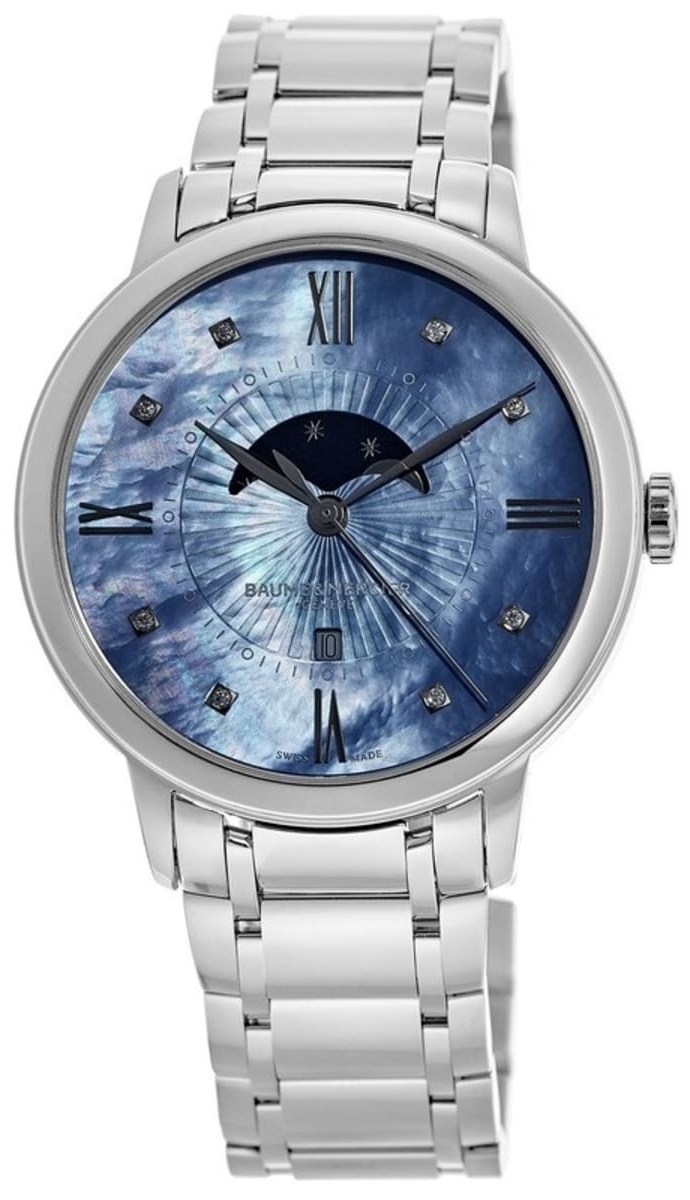 Baume & Mercier Damklocka M0A10665 Classima Blå/Stål Ø36.5 mm - Baume & Mercier