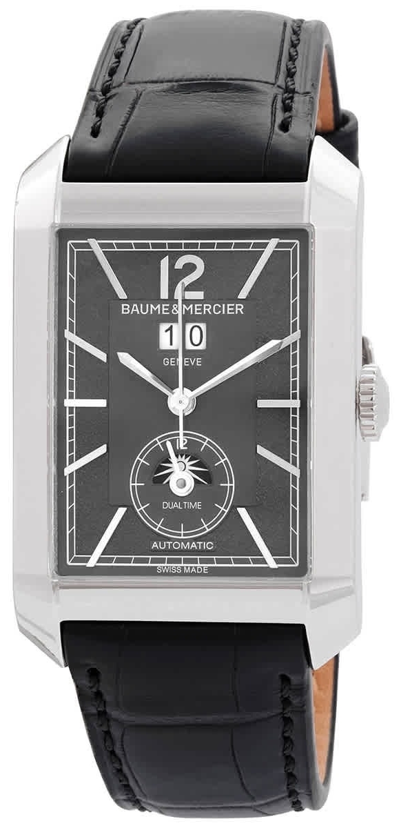 Baume & Mercier Herrklocka M0A10666 Hampton Grå/Läder - Baume & Mercier
