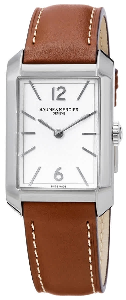 Baume & Mercier Herrklocka M0A10670 Hampton Vit/Läder - Baume & Mercier