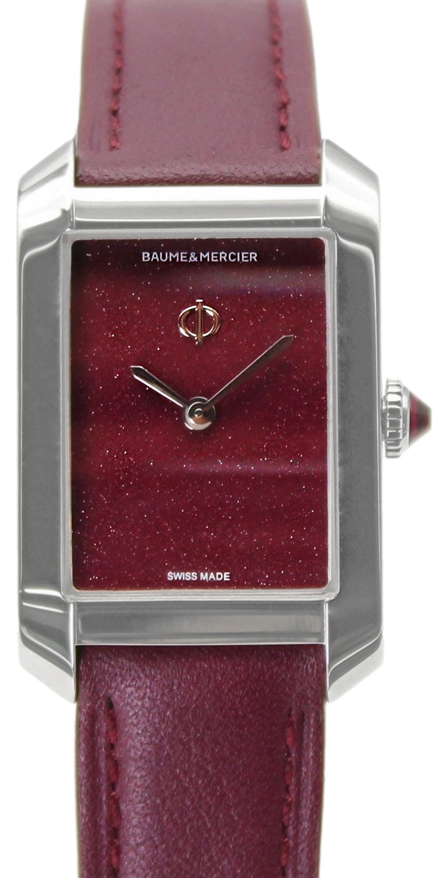 Baume & Mercier Damklocka M0A10673 Hampton Röd/Läder - Baume & Mercier