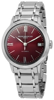 Baume & Mercier Damklocka M0A10691 Classima Röd/Stål Ø34 mm - Baume & Mercier