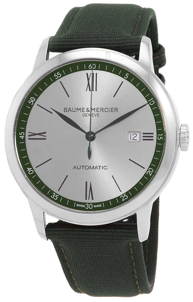 Baume & Mercier Herrklocka M0A10696 Classima Grå/Läder Ø42 mm - Baume & Mercier