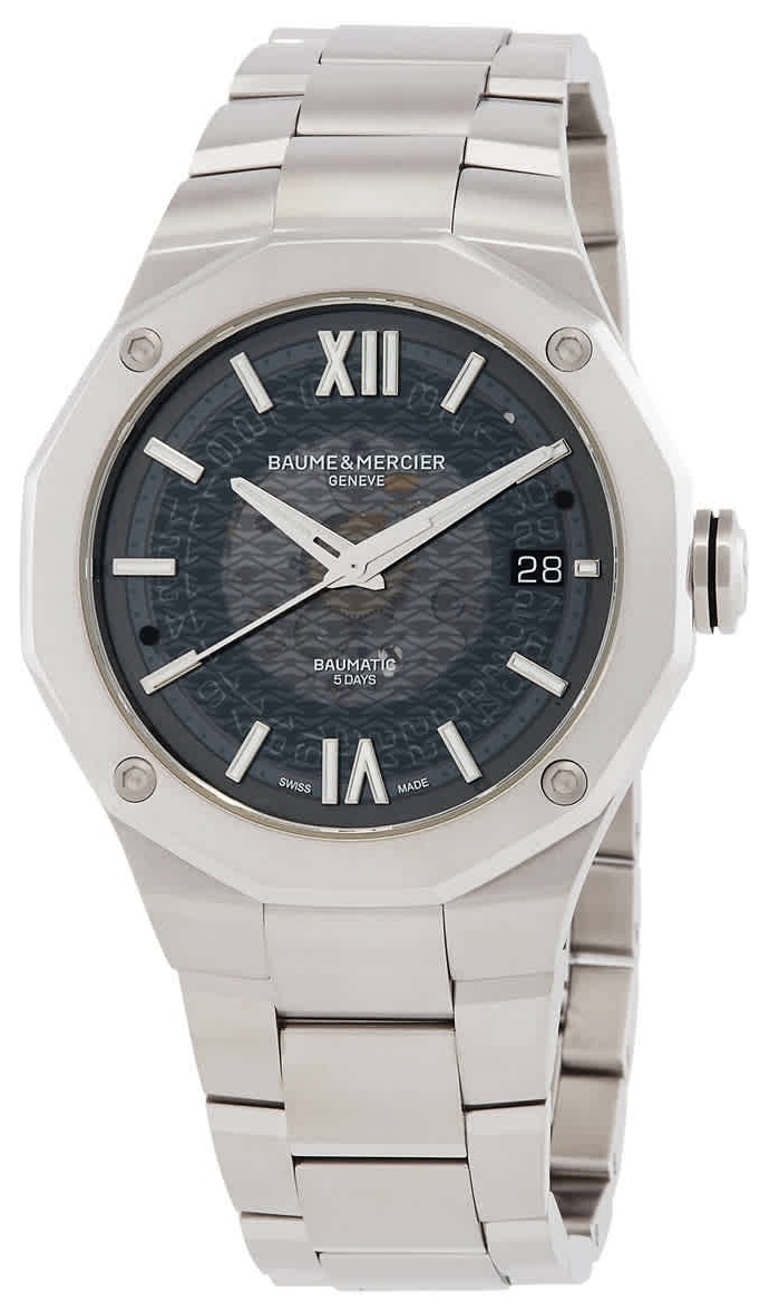 Baume & Mercier Herrklocka M0A10702 Riviera Grå/Stål Ø42 mm - Baume & Mercier