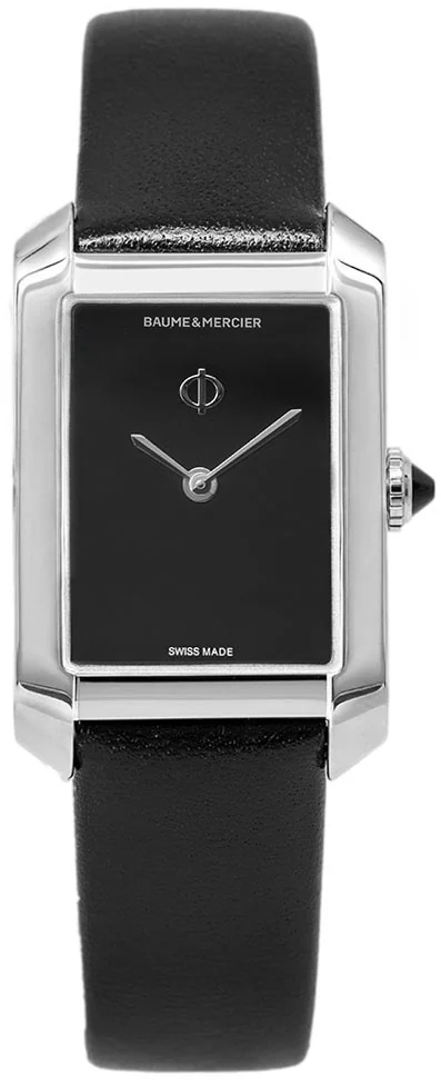 Baume & Mercier Damklocka M0A10760 Svart/Läder - Baume & Mercier