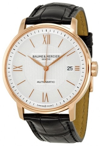 Baume & Mercier Herrklocka MOA10037 CLASSIMA Silverfärgad/Läder - Baume & Mercier