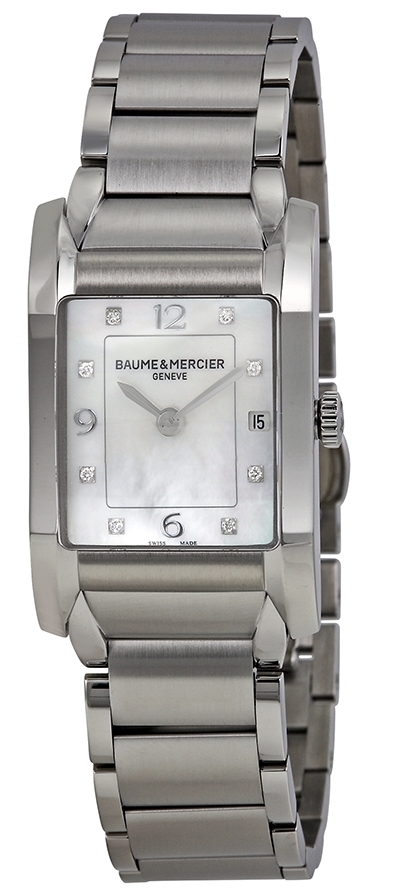 Baume & Mercier Damklocka MOA10050 HAMPTON Silverfärgad/Stål - Baume & Mercier