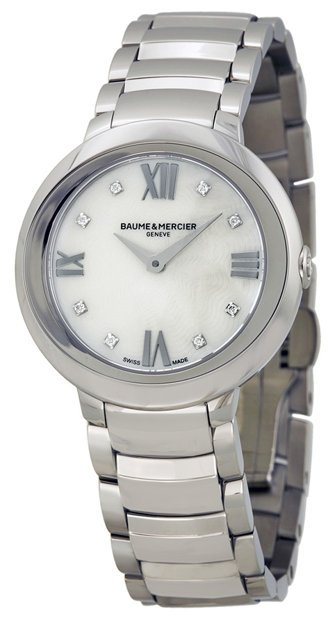 Baume & Mercier Damklocka MOA10158 PROMESSE Silverfärgad/Stål - Baume & Mercier