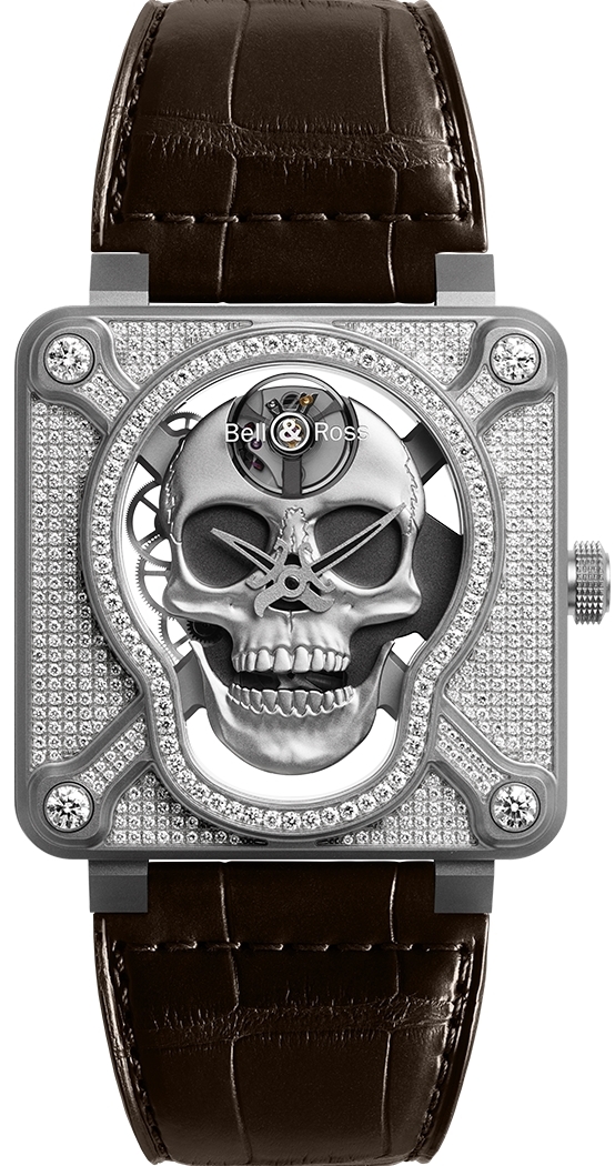 Bell & Ross Herrklocka BR01-SKULL-SK-FLD BR 01 Laughing Skull - Bell & Ross