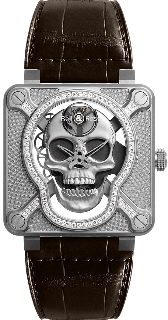 Bell & Ross Herrklocka BR01-SKULL-SK-LGD BR 01 Laughing Skull - Bell & Ross