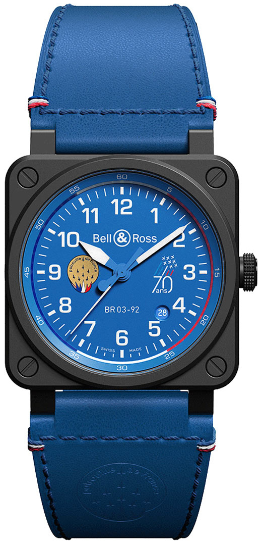 Bell & Ross Herrklocka BR0392-PAF7-CE/SCA BR 03 Patrouille De - Bell & Ross