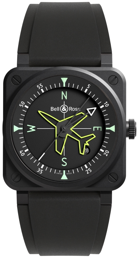 Bell & Ross Herrklocka BR03A-CPS-CE/SRB BR 03 Gyrocompass - Bell & Ross