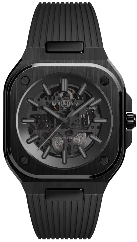 Bell & Ross Herrklocka BR05A-PH-SK-CE/SRB BR 05 Svart/Gummi 41x41