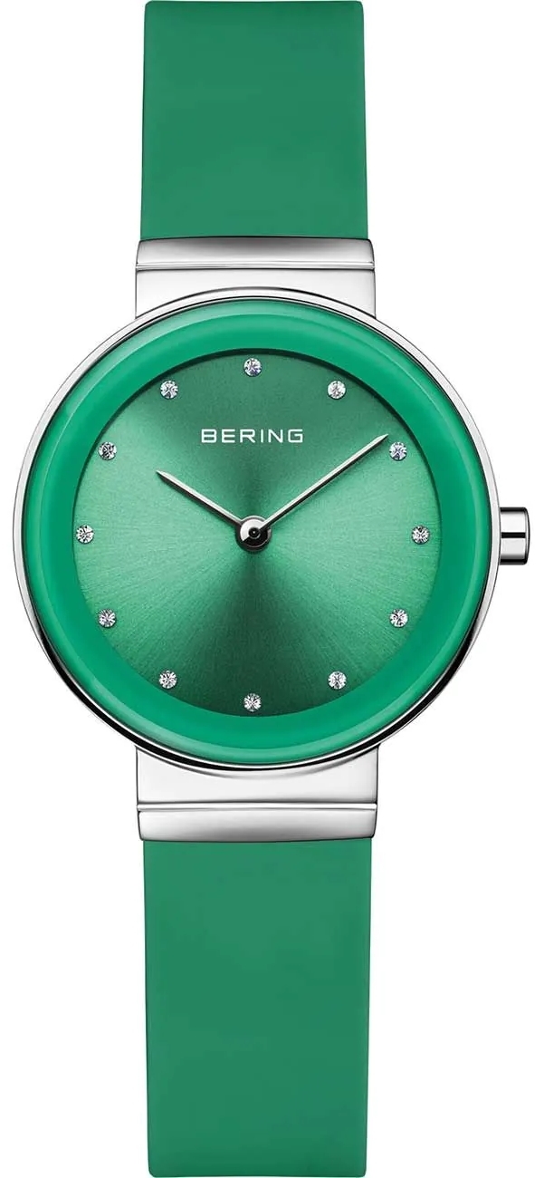 Bering Damklocka 10129-808 Classic Grön/Gummi Ø29 mm - Bering