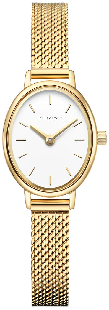 Bering Damklocka 11020-334 Classic Vit/Gulguldtonat st&aring;l &Oslash;20 mm