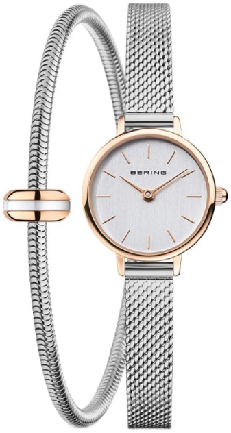 Bering Damklocka 11022-064-Lovely-2-GWP190 Classic Vit/St&aring;l &Oslash;22 mm