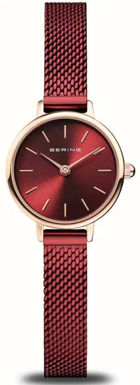 Bering Damklocka 11022-363 Classic Röd/Stål Ø22 mm - Bering