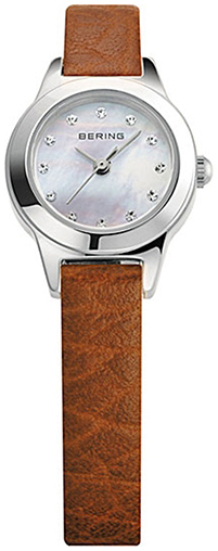 Bering Damklocka 11119-504 Classic Silverf&auml;rgad/L&auml;der