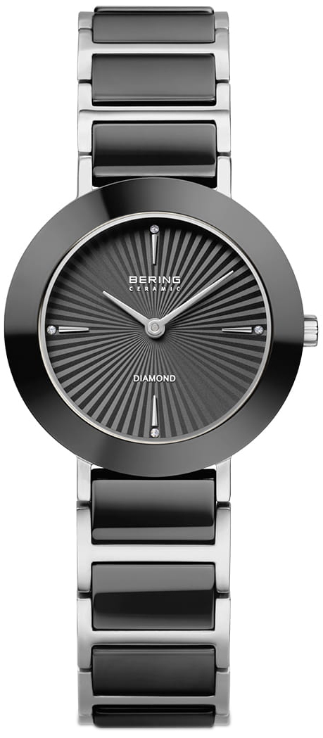 Bering Damklocka 11429-702 Ceramic Svart/Keramik Ø28 mm