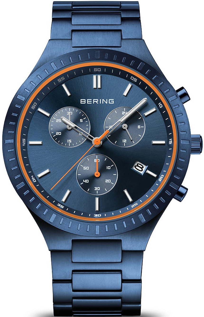 Bering Herrklocka 11743-797 Titanium Blå/Stål Ø43 mm - Bering
