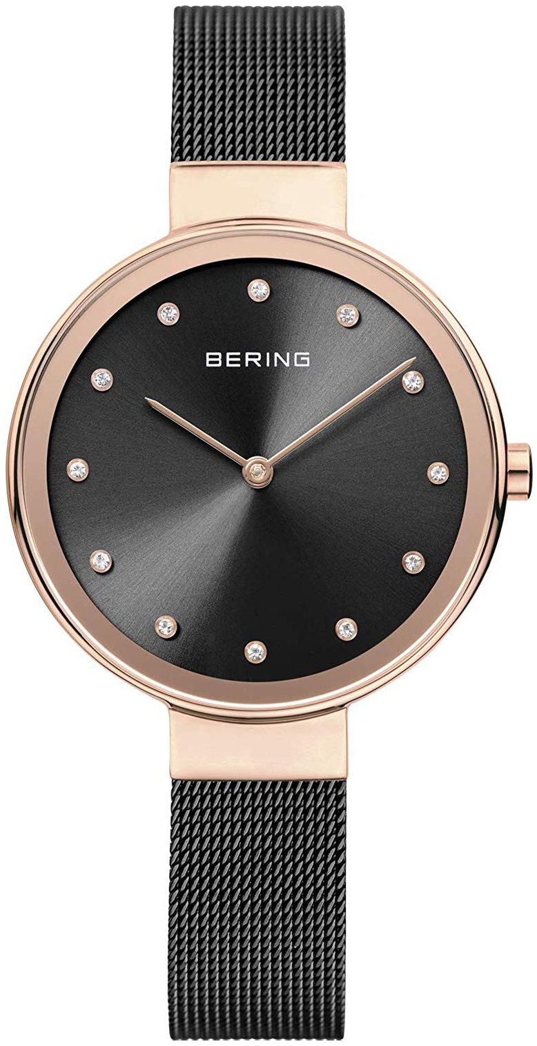 Bering Damklocka 12034-166 Svart/Stål Ø34 mm