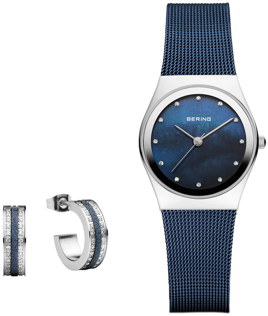 Bering Damklocka 12927-307G Classic Bl&aring;/St&aring;l &Oslash;27 mm