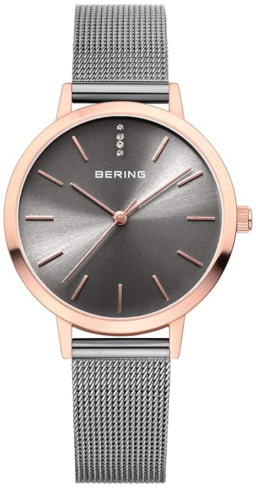 Bering Damklocka 13434-369 Classic Gr&aring;/St&aring;l &Oslash;34 mm
