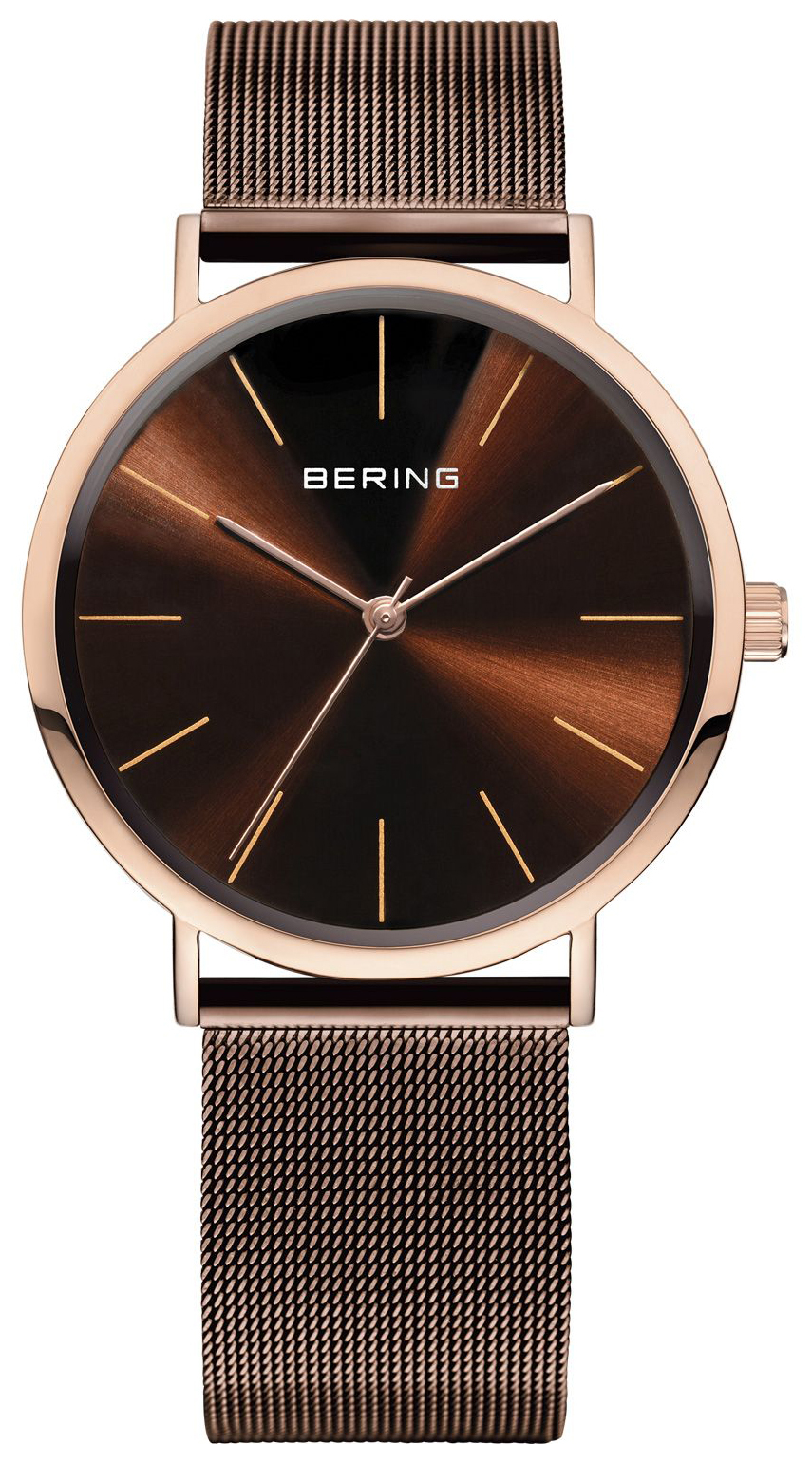 Bering Classic 13436-265 Brun/Stål Ø36 mm - Bering