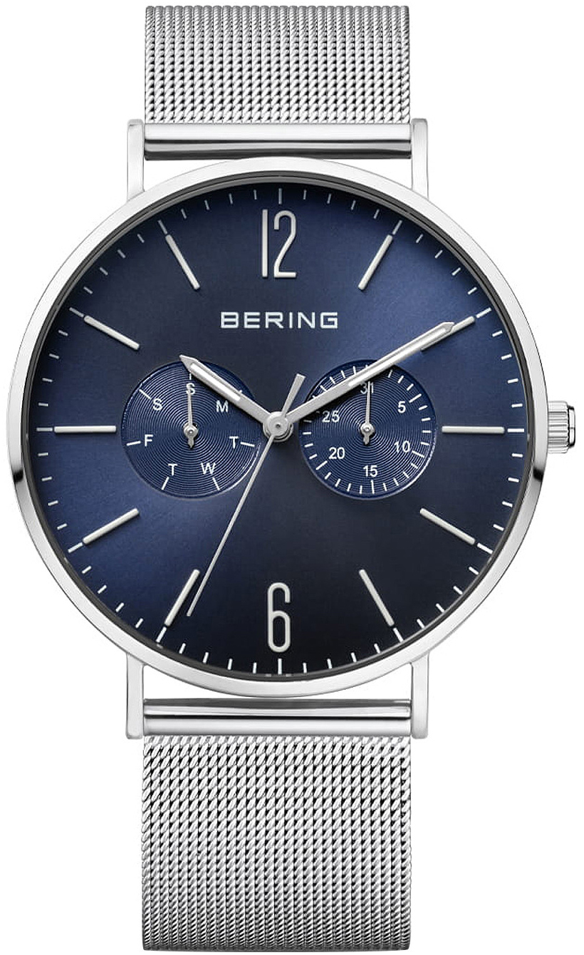 Bering Herrklocka 14240-003 Classic Bl&aring;/St&aring;l &Oslash;40 mm