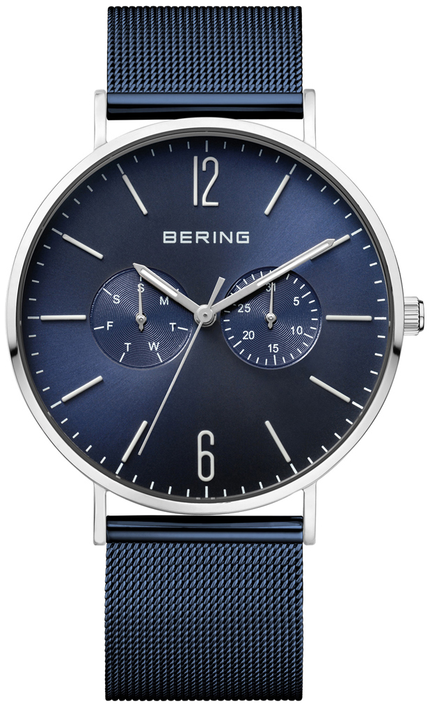 Bering Herrklocka 14240-303 Classic Bl&aring;/St&aring;l &Oslash;40 mm