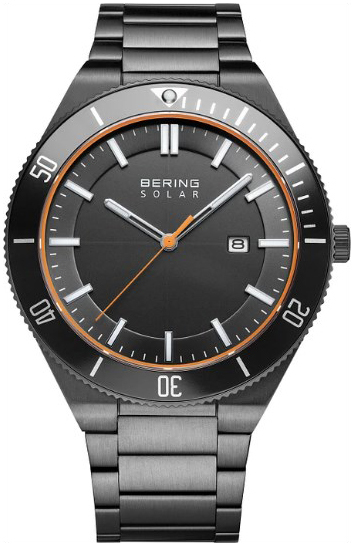 Bering Herrklocka 14443-779 Solar Grå/Stål Ø43 mm - Bering