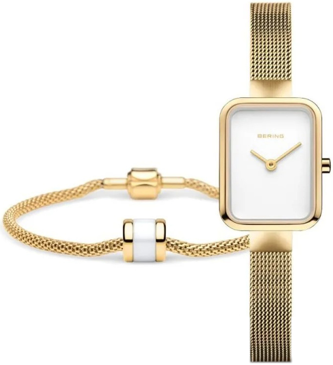Bering Damklocka 14520-334-GWP Classic Vit/Gulguldtonat stål