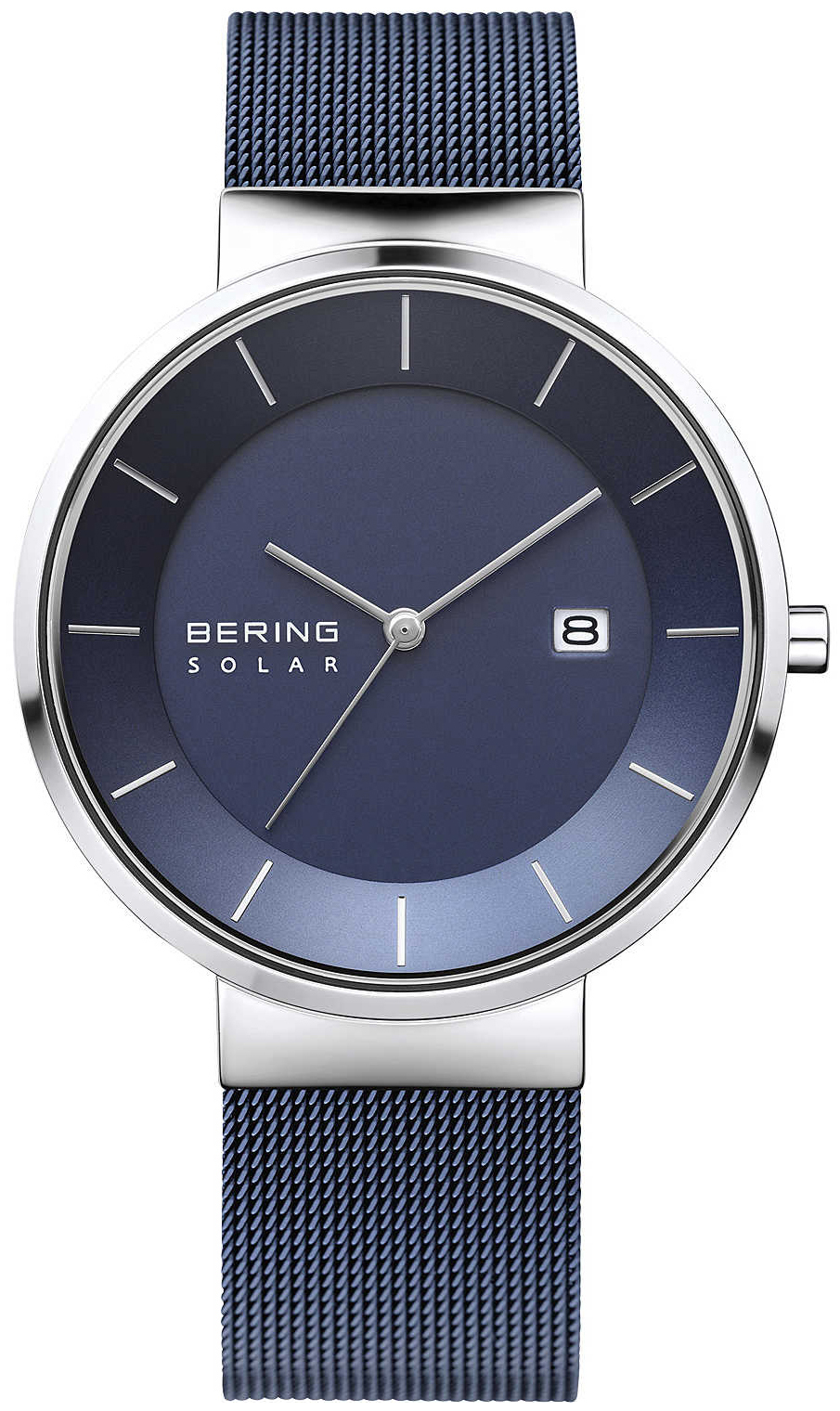 Bering Herrklocka 14639-307 Solar Blå/Stål Ø39 mm - Bering