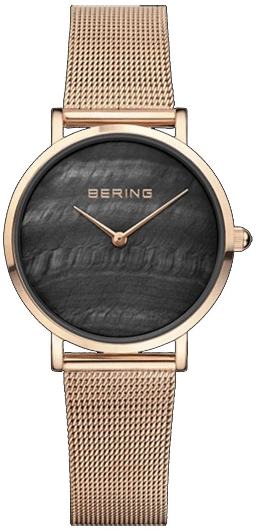Bering Damklocka 15331-362 Classic Svart/Roséguldstonat stål Ø31 mm