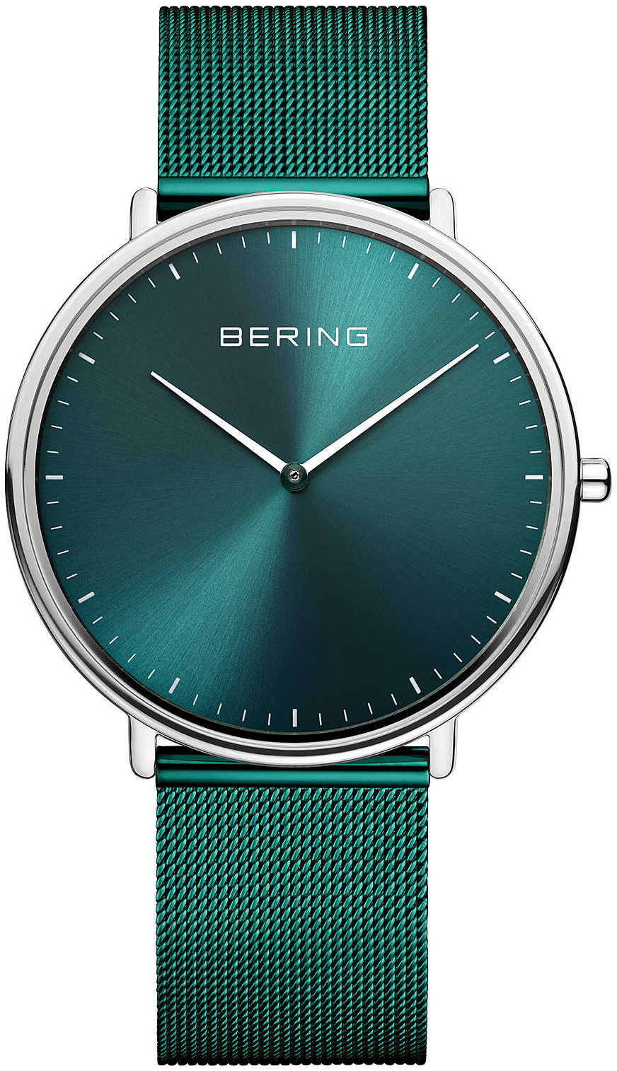 Bering 15739-808 Ultra Slim Grön/Stål Ø39 mm - Bering