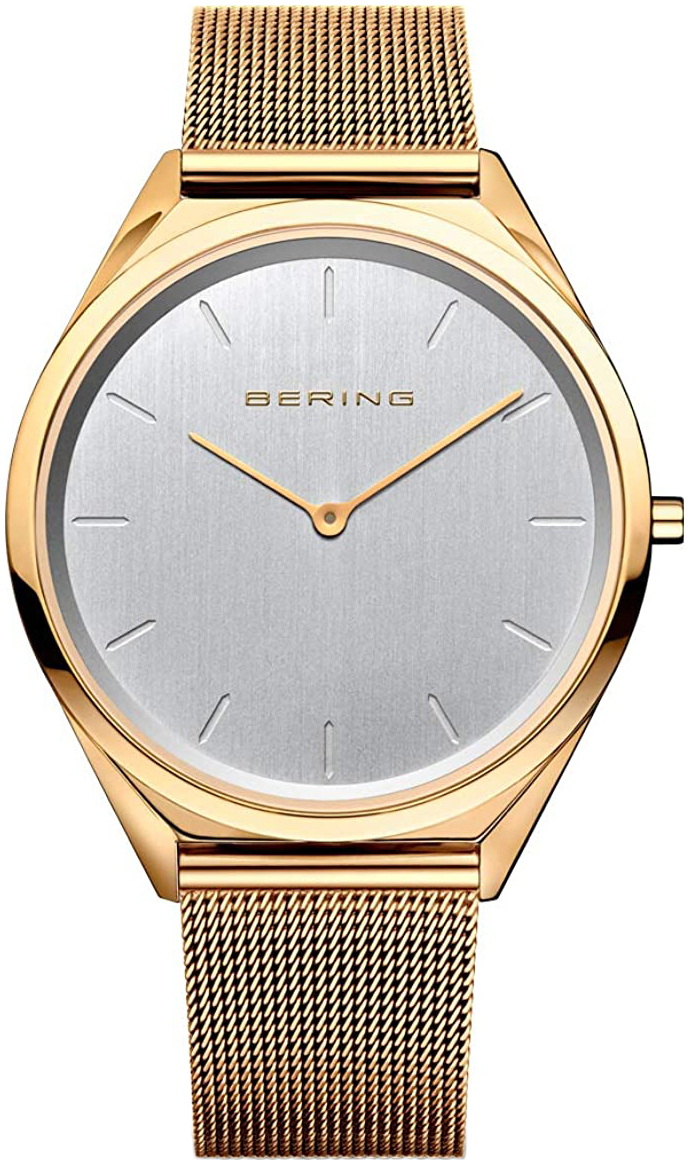 Bering 17039-334 Silverfärgad/Gulguldtonat stål Ø39 mm - Bering