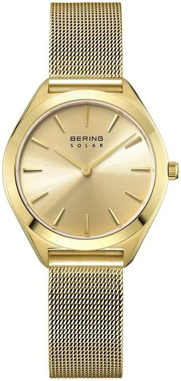 Bering Damklocka 17331-333 Solar Guld/Gulguldtonat st&aring;l &Oslash;31 mm