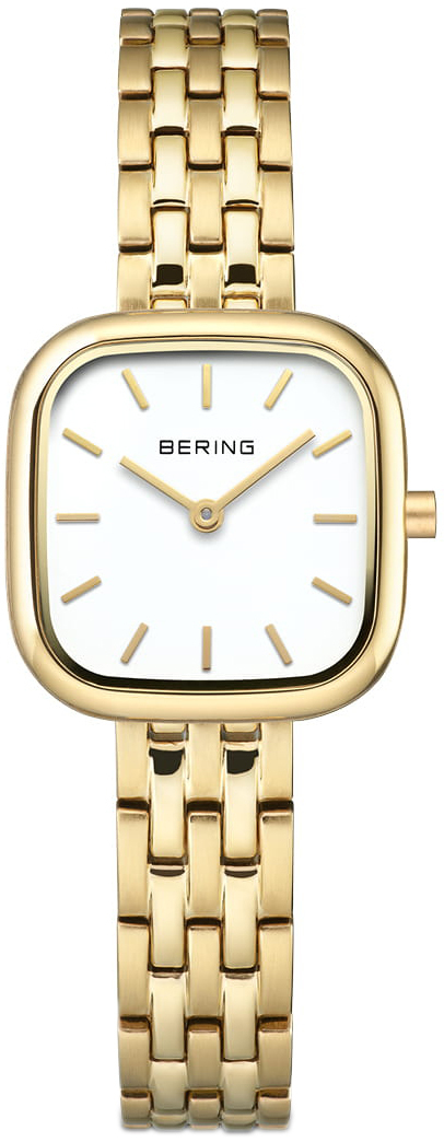 Bering Damklocka 17926-734 Classic Vit/Gulguldtonat stål - Bering